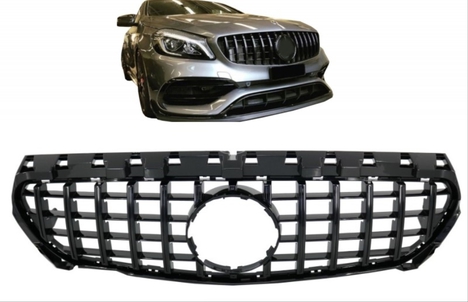 MERCEDES W117 CLA IÇIN UYUMLU 2013-2015 CLA IÇIN UYUMLU GTR PANJUR - SIYAH